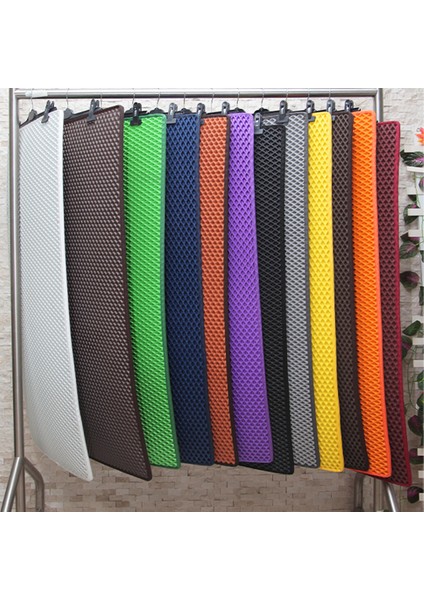 50X110 cm Kedi Tuvalet Önü Paspası Turuncu