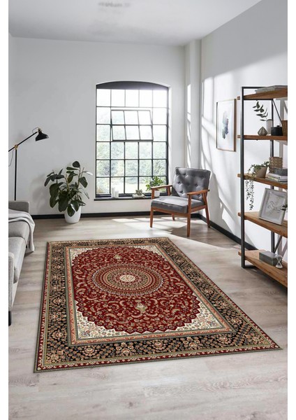 Klasik Desenli Dijital Kaymaz Yıkanabilir Yolluk Mutfak Koridor Salon Halısı, Klasik-21-Bordo, fiyatları