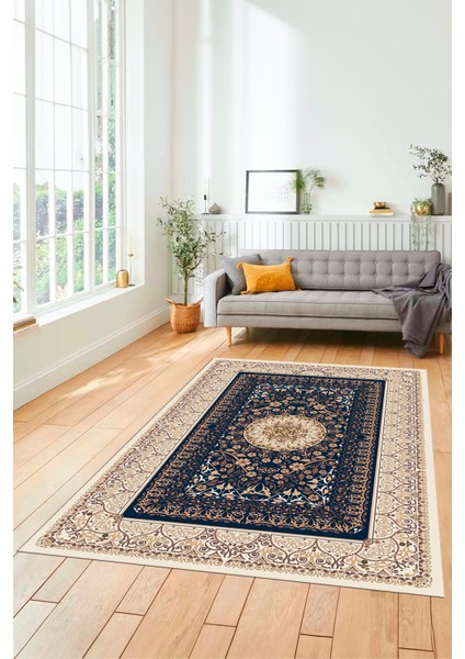 Şık Klasik Desen Dijital Kaymaz Taban Yıkanabilir Yolluk Mutfak Salon Halısı, Klasik-14-Krem, fiyatları