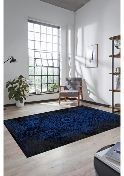 Renkli Klasik Desen Dijital Kaymaz Taban Yıkanabilir Yolluk Mutfak Salon Halısı, Klasik-12-Mavi, indirimleri