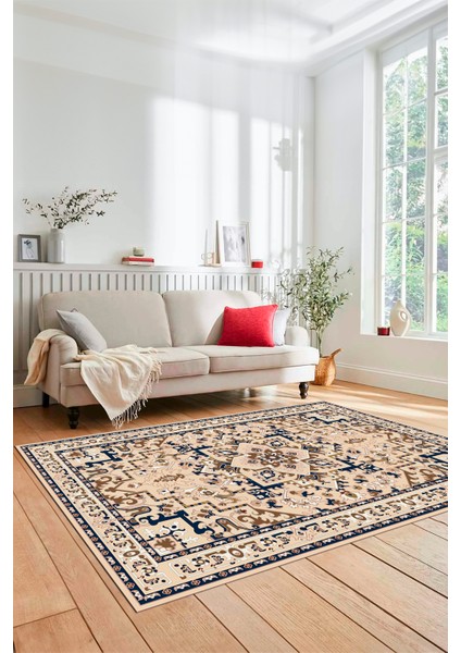 Dijital Kaymaz Yıkanabilir Klasik Desen Yolluk Mutfak Salon Halısı, Klasik-10-Antrasit, fiyatları