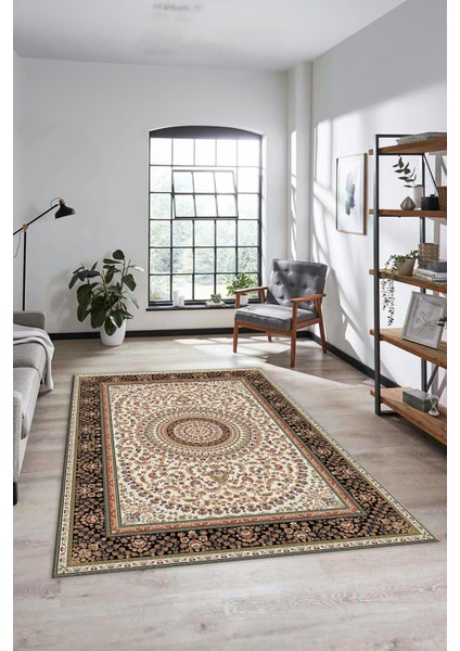 Klasik Desenli Dijital Kaymaz Yıkanabilir Yolluk Mutfak Koridor Salon Halısı, Klasik-21-Krem, fiyatları