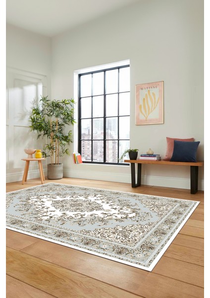 Klasik Desenli Dijital Kaymaz Yıkanabilir Yolluk Mutfak Salon Halısı, Klasik-23-Renkli, fırsatları