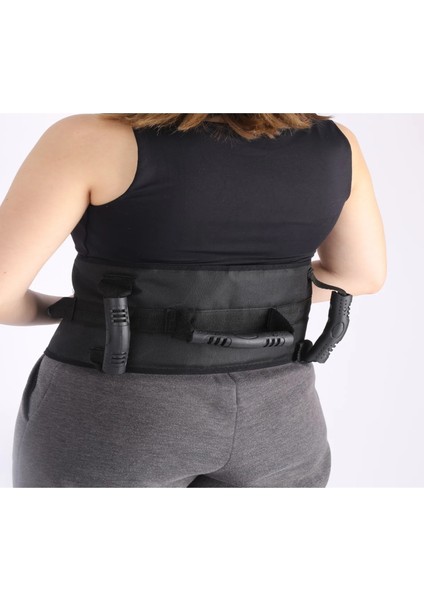 Siyah Renk Hasta Yürüyüş Destek ve Denge Kemeri Hasta Taşıma Aparatı 80-100 kg fiyatları