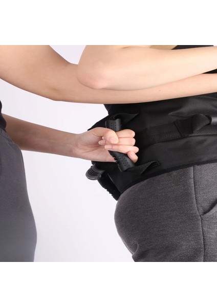 Siyah Renk Hasta Yürüyüş Destek ve Denge Kemeri Hasta Taşıma Aparatı 80-100 kg modelleri