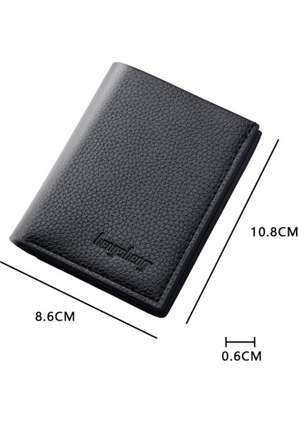Mini Ince Cüzdan Erkek Partmon Rahat Deri Pu Portfel Çanta Portafoglio Uomo Dolar Para Klip Ince Küçük Erkek Cüzdan (Yurt Dışından) fırsatları