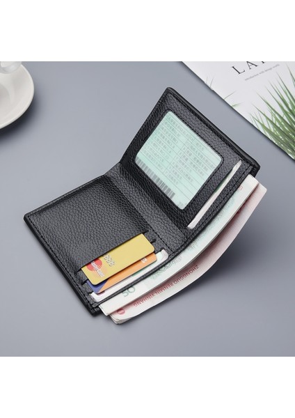 Mini Ince Cüzdan Erkek Partmon Rahat Deri Pu Portfel Çanta Portafoglio Uomo Dolar Para Klip Ince Küçük Erkek Cüzdan (Yurt Dışından) indirimleri