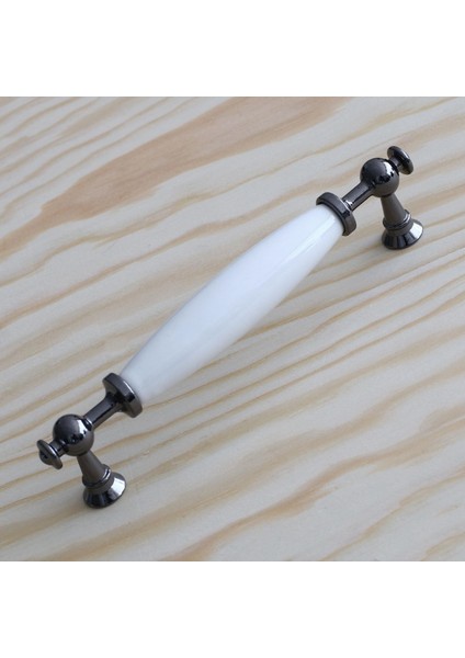 Gerçek Porselen Füme Beyaz 96 mm Kulp Mobilya Mutfak Kulplar Dolabı Dolap Kapak Kulpu Çekmece Kulbu fiyatları