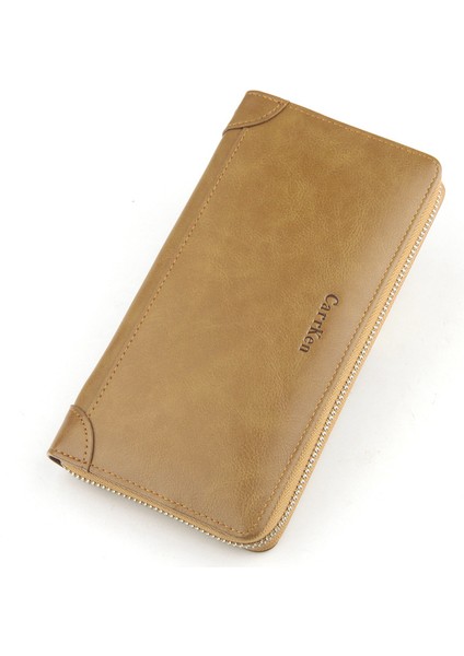 Yeni Erkek Uzun Cüzdan Çok Fonksiyonlu Fermuarlı Debriyaj Avrupa ve Amerikan Erkek Çantası Spot Doğrudan Satış (Yurt Dışından) modelleri