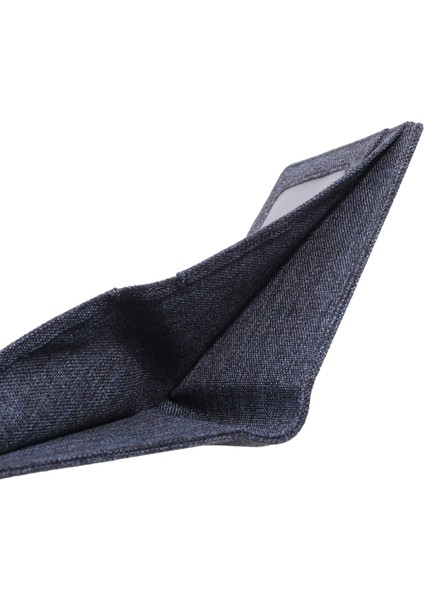 Yeni Erkek Kısa Cüzdan Kanvas Kumaş Çanta Bifold Erkek Rahat Para Çantaları Enine Çoklu Kart Dikey Bozuk Para Cüzdanı Cep Cüzdan (Yurt Dışından)