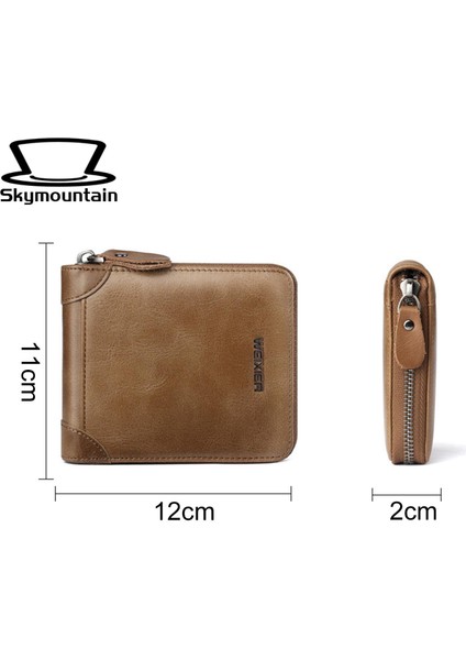Skymountain Erkek Cüzdan Güçlü Aşınma Direnci Suya Dayanıklı Cüzdan Çanta (Yurt Dışından)