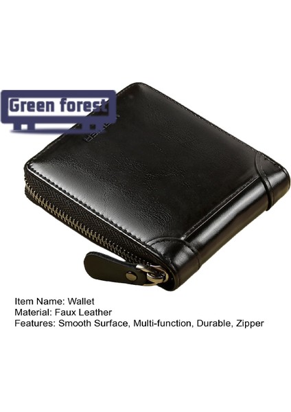 Yeşil Orman Kredi Kartı Cüzdanı Aşınmaya Dayanıklı Taşınabilir Nakit Tutucu Çanta (Yurt Dışından) modelleri