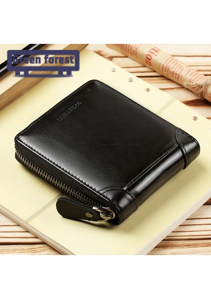 Yeşil Orman Kredi Kartı Cüzdanı Aşınmaya Dayanıklı Taşınabilir Nakit Tutucu Çanta (Yurt Dışından) fırsatları