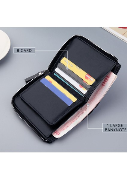 [daha Mutlu] Sıcak Satış Çantalar ve Seyahat Erkek Çantaları Cüzdanlar ve Aksesuarlar Cüzdanlar Pu Deri Erkek Lüks Küçük Fermuarlı Paralar Çanta Çantalar ve Çantalar Lüks Tasarımcı (Yurt Dışından) indirimleri