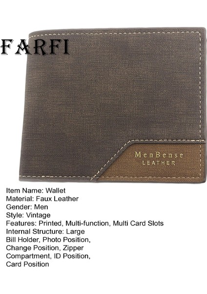 Farfi Erkek Cüzdan Buzlu Ince Dikişli Iş Cüzdanı (Yurt Dışından) modelleri