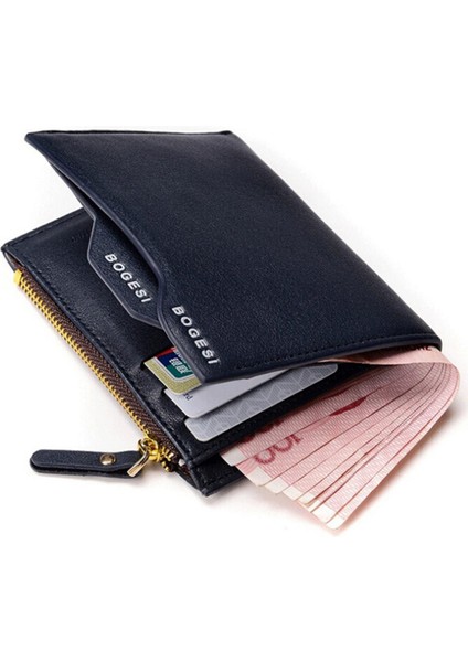 Sınır Ötesi Cüzdan Erkek Gençlik Tarzı Kısa Erkek Çantası Bozuk Para Cebi Tek Parça Fermuarlı Cüzdan (Yurt Dışından)