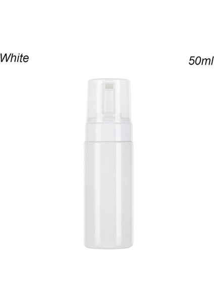 50ML White-1pc Sabun Köpük Şişe Dağıtıcı Seyahat Plastik Köpük Şişesi Uygun Taşınabilir Şişe Duş Jeli Pompa Şişesi (Yurt Dışından)