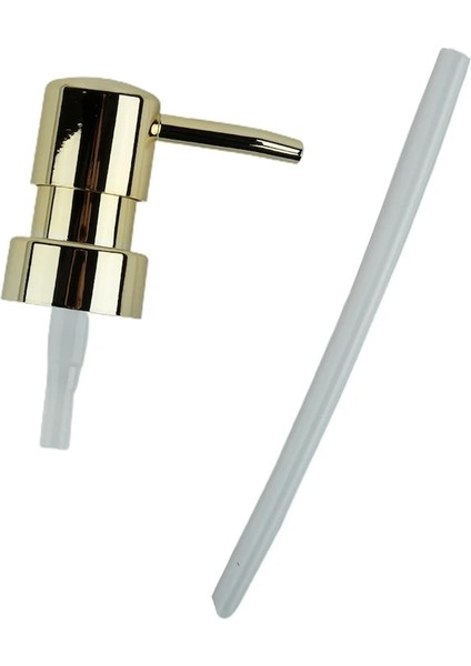 Gümüş Sabun Pompası Losyon Dispenseri Yuvarlak Kafa Banyo Sıvı Sabunluk Tuvalet El Losyon Şampuan Pompası Tüp Aksesuarlarını Değiştirin (Yurt Dışından) fırsatları