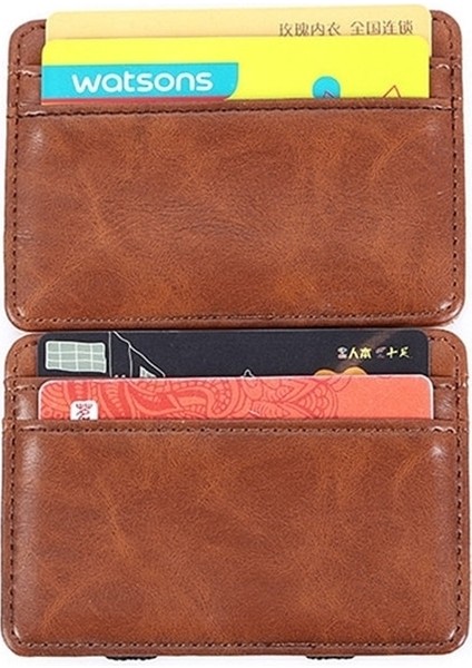 [rongcai] Moda Erkek Ince Cüzdan Erkek Ultra Ince Kısa Erkek Sihirli Cüzdan Para Nakit Kart Sahibinin Çanta (Yurt Dışından) fırsatları