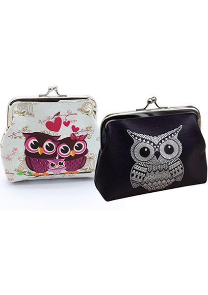Kadın Vintage Sevimli Baykuş Desenli Küçük Cüzdan Çile Çanta Clutc-H Çanta Çanta (Yurt Dışından) fırsatları