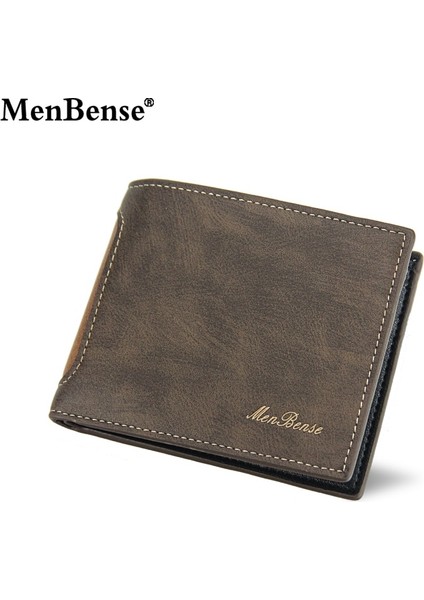 Menbense Cüzdan Yüksek Kaliteli Lüks Cüzdan Pu Deri Mini Cüzdan Kısa Debriyaj Kart Çantası Rahat Moda Çanta (Yurt Dışından)