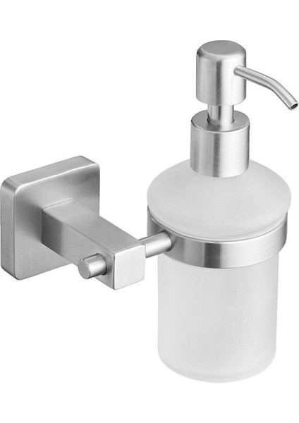 L9813-BANYO Sıvı Sabunluk Duvara Monte 304 Paslanmaz Çelik Fırça Bickel Bitmiş Şampuan Sabunluk ML9313 (Yurt Dışından)