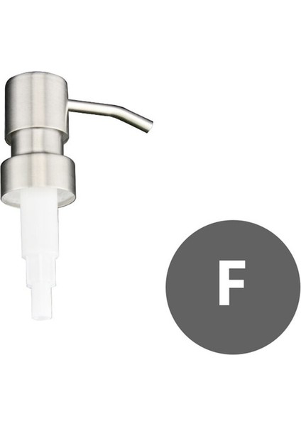 F-Sabun Pompası Kafa Losyon Dağıtıcı Kafa Banyo Sıvı Sabunluk Şişe Yedek Basın Kafası Şampuan Pompası Kafası (Yurt Dışından)