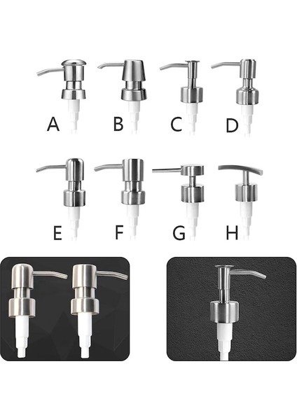 F-Sabun Pompası Kafa Losyon Dağıtıcı Kafa Banyo Sıvı Sabunluk Şişe Yedek Basın Kafası Şampuan Pompası Kafası (Yurt Dışından) modelleri