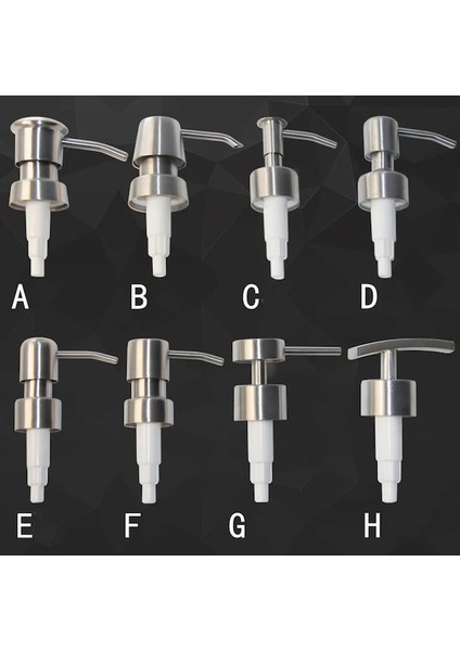 F-Sabun Pompası Kafa Losyon Dağıtıcı Kafa Banyo Sıvı Sabunluk Şişe Yedek Basın Kafası Şampuan Pompası Kafası (Yurt Dışından) fırsatları