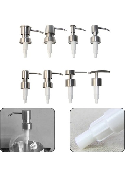 F-Sabun Pompası Kafa Losyon Dağıtıcı Kafa Banyo Sıvı Sabunluk Şişe Yedek Basın Kafası Şampuan Pompası Kafası (Yurt Dışından) indirimleri