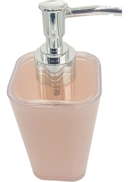 Pembe-Sıvı Şişe Sabunluk Emülsiyon Losyon Şişesi Yaratıcı Banyo Aksesuarları Seti Ev Dekorasyon (Yurt Dışından)