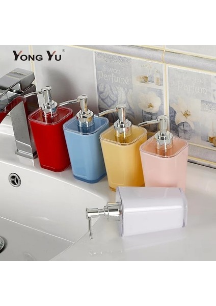 Pembe-Sıvı Şişe Sabunluk Emülsiyon Losyon Şişesi Yaratıcı Banyo Aksesuarları Seti Ev Dekorasyon (Yurt Dışından) fiyatları