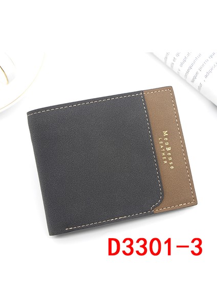 Menbense Yeni Erkek Kısa Cüzdan Sıcak Damgalama Baskı Buzlu Üç Katlı Çanta Gevşek Yapraklı Erkek Kısa Cüzdan (Yurt Dışından) indirimleri