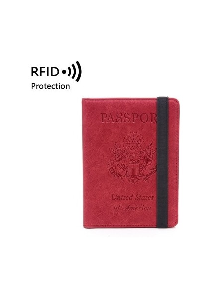 Erkekler Iş Seyahat Pasaport Kılıfı Rfıd Banka Kartı Kapağı Tutucu Organizatör Çantası Kadın Pu Çantalar Aksesuarları Bayanlar Cüzdan (Yurt Dışından) fiyatları