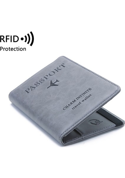 Erkekler Iş Seyahat Pasaport Kılıfı Rfıd Banka Kartı Kapağı Tutucu Organizatör Çantası Kadın Pu Çantalar Aksesuarları Bayanlar Cüzdan (Yurt Dışından) indirimleri