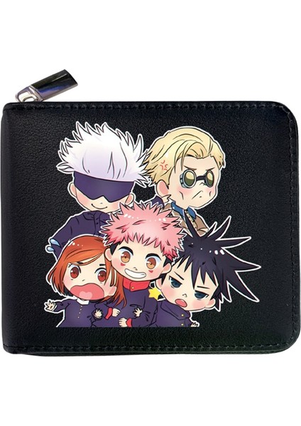 Yeni Japon Karikatür Jujutsu Kaisen Cüzdan Kart Tutuculu Genç Cüzdanlar Için Kısa Çanta (Yurt Dışından) fırsatları