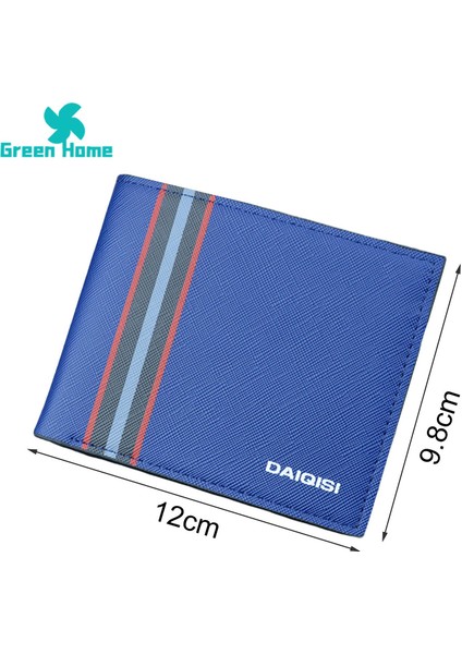 Green Home Ince Cüzdan Ince Erkek Business Minimalist Ikiye Katlanmış Ince Cüzdan (Yurt Dışından) modelleri