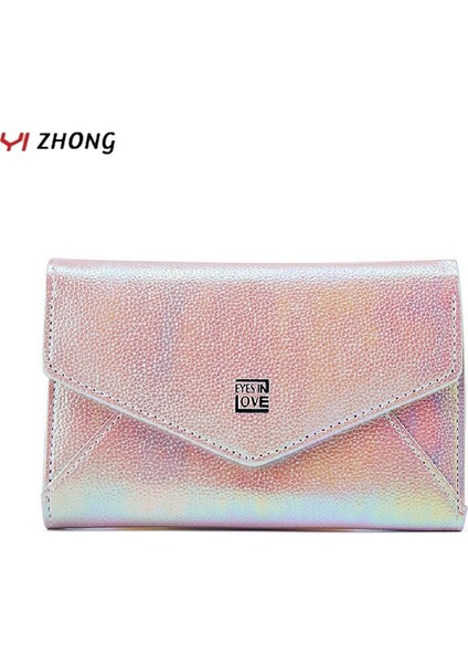 Yızhong Deri Bayan ve Çantalar Lazer Degrade Kapak Kadın Çanta Kart Sahibinin Carteras Bayanlar Cüzdan (Yurt Dışından) modelleri