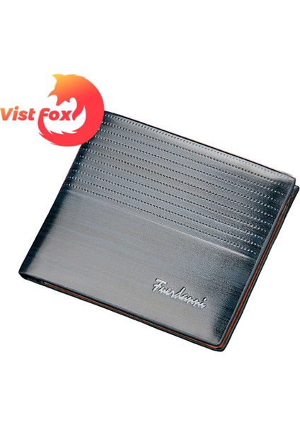 Vist Fox Erkekler Nakit Tutucu Çoklu Kart Yuvaları Kompakt Boyutlu Ince Doku Cüzdan Çanta (Yurt Dışından) fiyatları