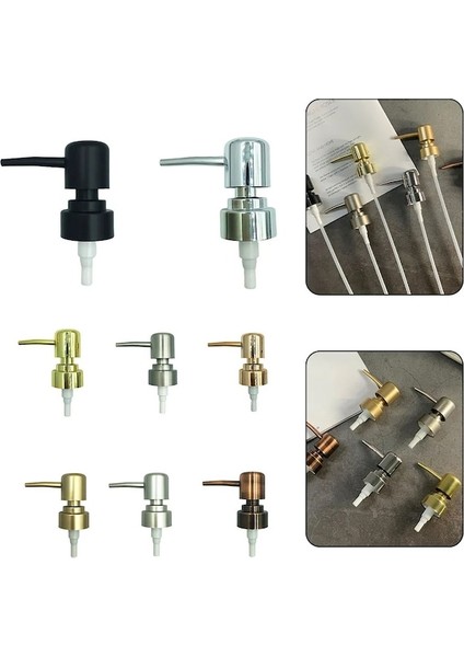 Altın Sabun Pompası Kafası Sıvı Losyon Dispenseri Kafası Banyo Sabun Şişesi Basın Memesi Banyo El Losyon Şampuan Pompası Tüpünü Değiştirin (Yurt Dışından) indirimleri