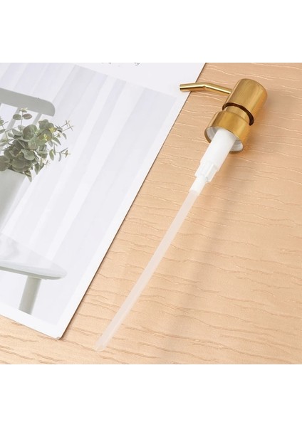Golden-1pc Paslanmaz Çelik Şişe Pompası Gül Altın Duş Memesi Galvanik Pompa Kafası Şampuan Basın Pompası Temizleyici Püskürtme Memesi (Yurt Dışından) fırsatları