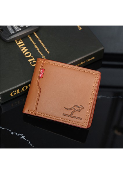 2022 Yeni Moda Retro Cüzdan Kore Erkek Çantası Kısa Moda Cüzdan Bozuk Para Cüzdanı Çoklu Kart Küçük Cüzdan (Yurt Dışından) modelleri