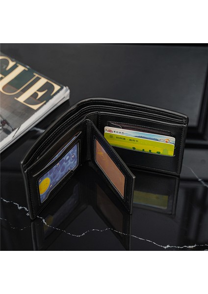 2022 Yeni Moda Retro Cüzdan Kore Erkek Çantası Kısa Moda Cüzdan Bozuk Para Cüzdanı Çoklu Kart Küçük Cüzdan (Yurt Dışından) indirimleri