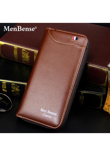 Yeni Ürün Uzun Cüzdan Erkek Fermuarlı Çoklu Kart Büyük Kapasiteli Erkek El Çantası Moda Rahat Uzun Erkek Cüzdanı (Yurt Dışından)