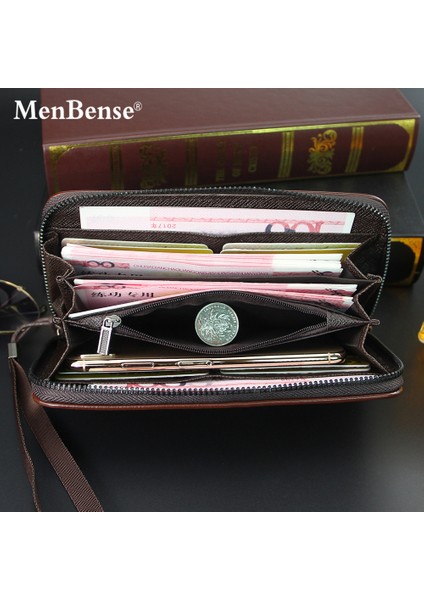 Yeni Ürün Uzun Cüzdan Erkek Fermuarlı Çoklu Kart Büyük Kapasiteli Erkek El Çantası Moda Rahat Uzun Erkek Cüzdanı (Yurt Dışından) modelleri