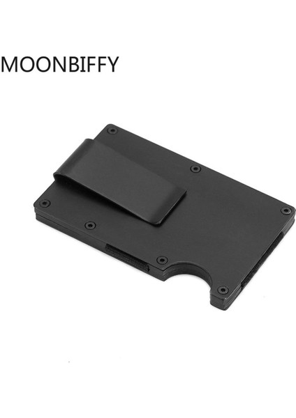 Ultra Ince Rfid Metal Kart Tutucu Magsafe Cüzdan Unisex Ince Mini Manyetik Cüzdan Erkek Kart Kutusu Para Çantası Küçük Cüzdan Erkekler Için (Yurt Dışından)