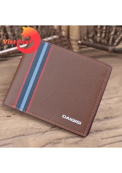 Vist Fox Erkek Cüzdan Çok Yuvalı Aşınmaya Dayanıklı Iki Katlı Erkek Minimalist Cüzdan (Yurt Dışından) indirimleri