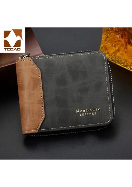 Erkek Deri Cüzdan Rahat Fermuar Erkek Cüzdan Kart Tutucu Küçük Cüzdan Erkek Suni Deri Çanta Bozuk Para Cüzdanı Cartera Hombre (Yurt Dışından) fiyatları