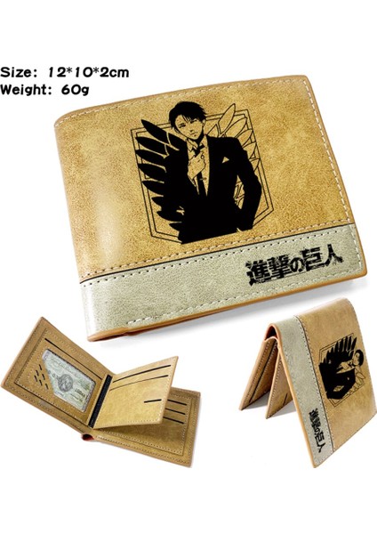 Erkekler ve Kızlar Için Titan Kısa Çantaya Yeni Japon Anime Cüzdan Saldırısı (Yurt Dışından) fırsatları