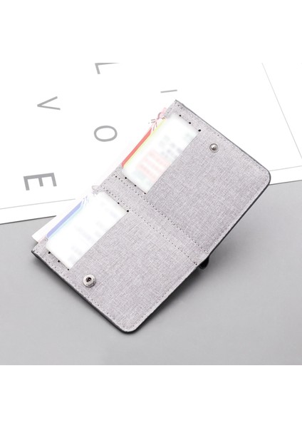 Tuval Erkek Cüzdan Kartlıklı Cüzdan Erkek Para Çantası Kısa Kimlik/fotoğraf Tutucu 2022 Düz Renk Erkek Bozuk Para Cüzdanı Kredi Kartı Kılıfı Çantası (Yurt Dışından) fiyatları
